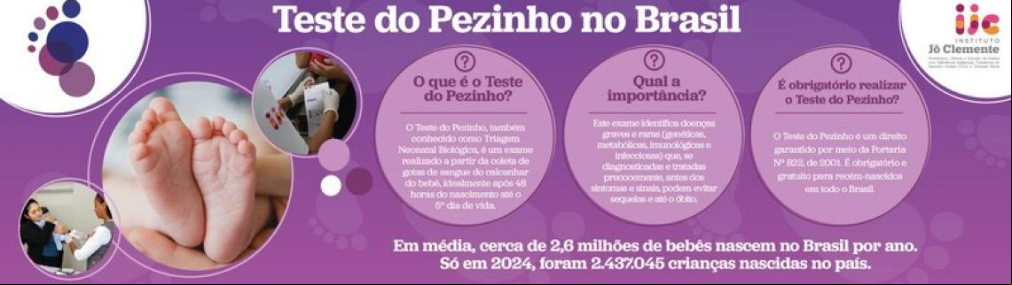 Junho Lilás destaca a importância do Teste do Pezinho Ampliado para todo o Brasil